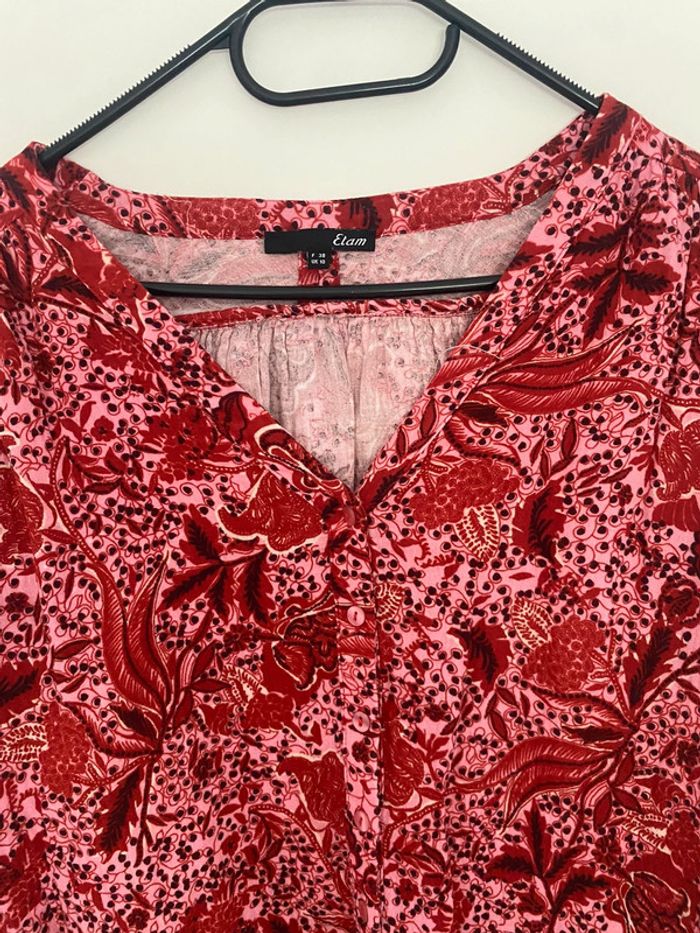 Chemise étam rose rouge - photo numéro 2