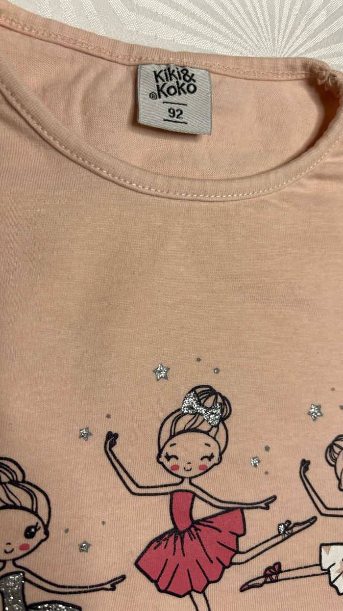 Tee-shirt manches courtes fille 24 mois - 92 cm - photo numéro 4