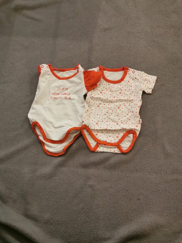 Lot de bodies - 3 mois fille - photo numéro 3