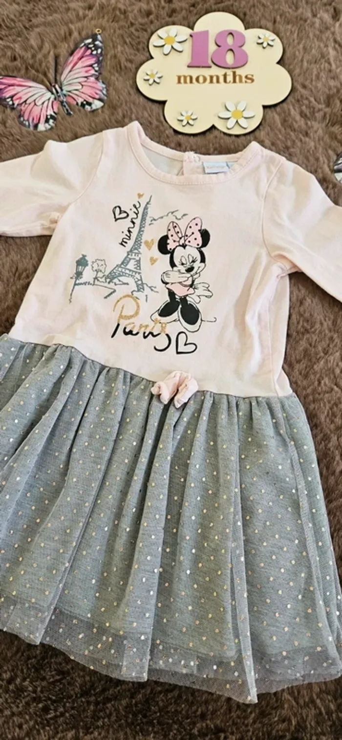 Robe minnie disney 18 mois fille - photo numéro 2
