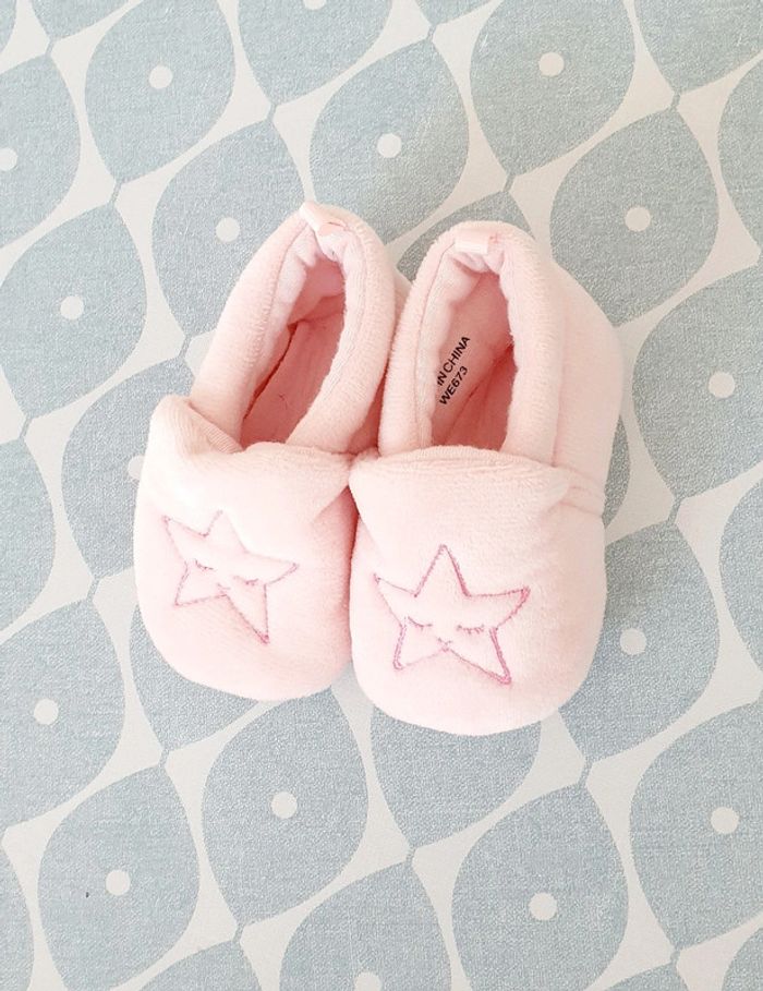 Chaussons rose - photo numéro 2