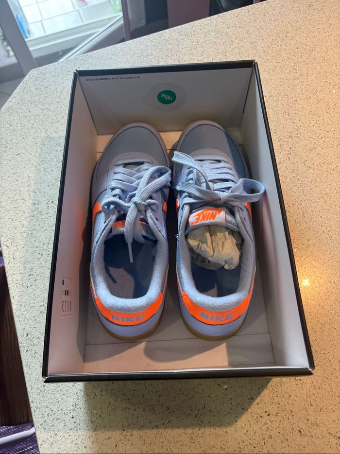 Baskets Nike bleu/orange - photo numéro 7