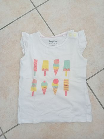 Débardeur 6/12 mois Lupilu motif glace