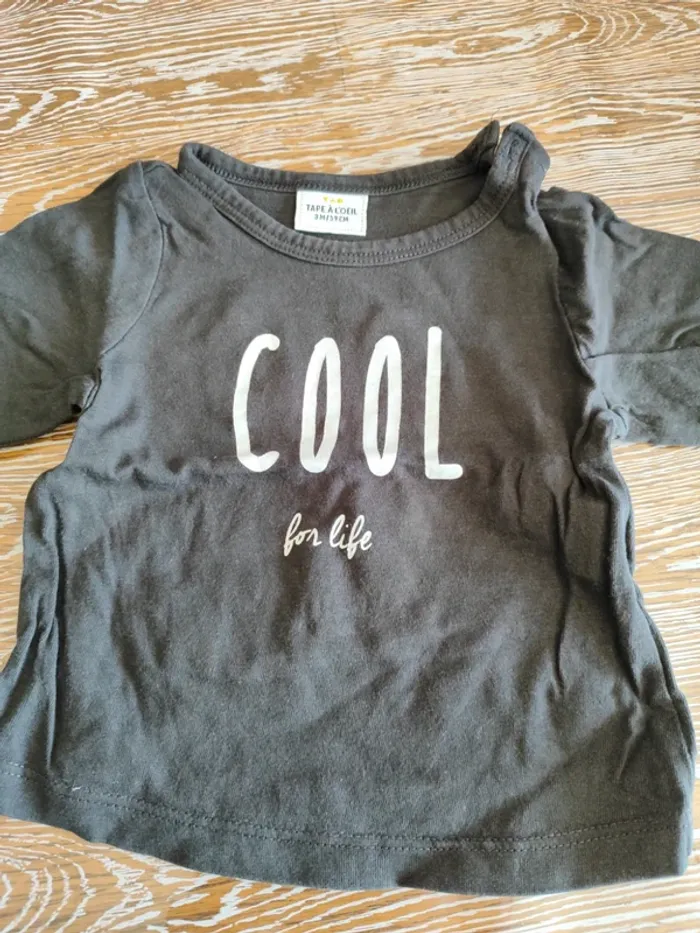 🍁 lot de 8 teeshirts manches longues taille 3 mois 🍁 - photo numéro 7