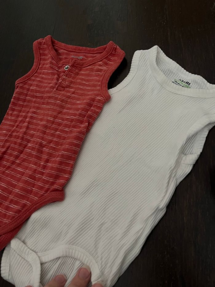 Lot 4 Bodys Bébé Garçon 6 Mois (Kiabi & Hema) - Coton - photo numéro 7