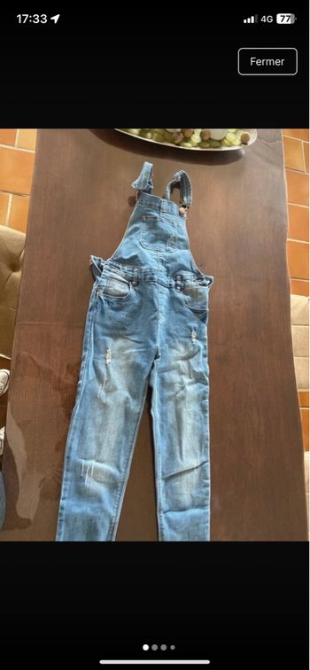 Salopette jean 9-19 ans 