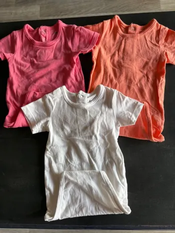 Lot de 3 bodys manches courtes