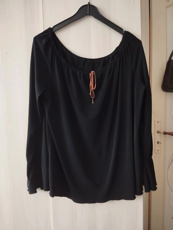 Blouse fluide noire 46/48 - photo numéro 2