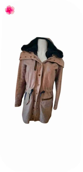 manteau volcom taille xs gris chaud doublé