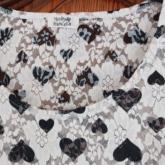 Tee-shirt motif cœur taille unique molle bracken - photo numéro 4
