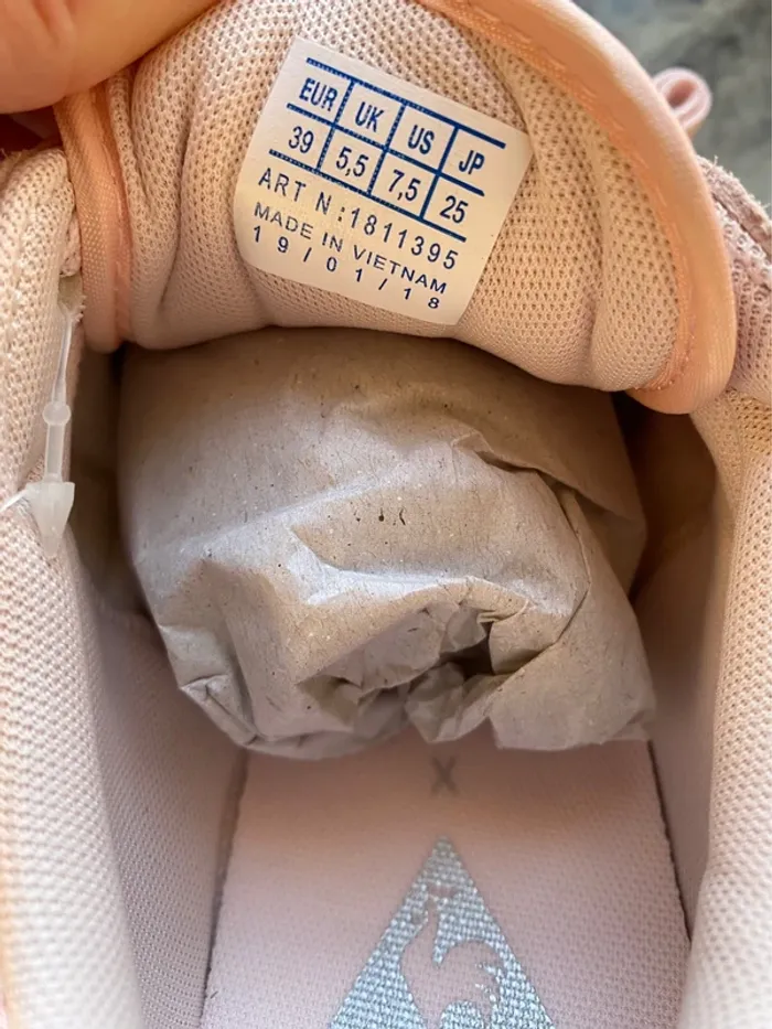 Coq Sportif x Etam Sneakers Rose Pointure 39 - photo numéro 4