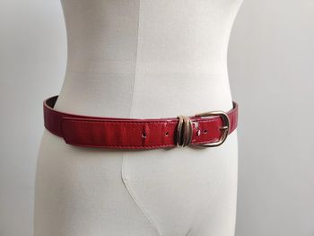 Ceinture bordeaux et doré 95cm