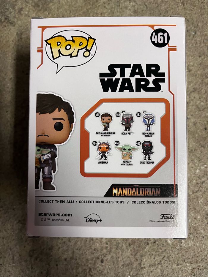 Funko pop the mandalorian with grogu Star Wars 461 - photo numéro 2