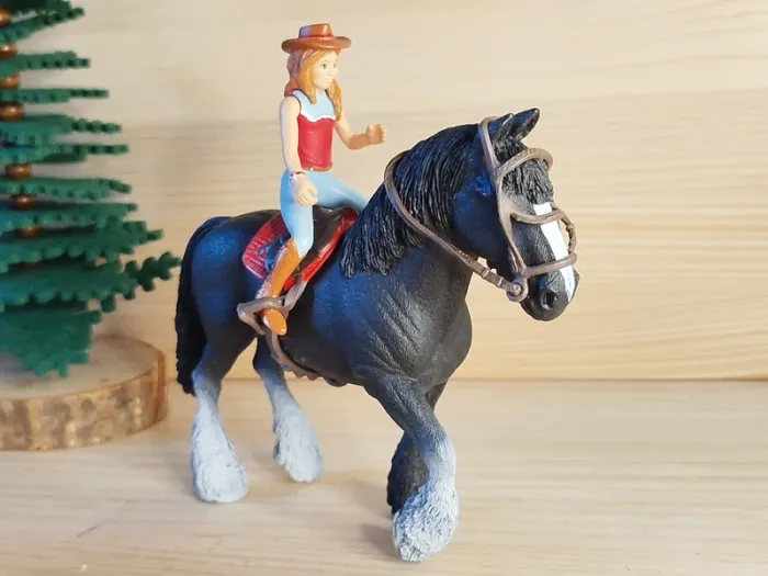 Schleich cavalière rousse figurine personnage animal équitation - photo numéro 2