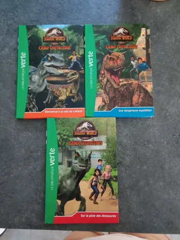 Tome 1 a 3 Jurassic world Camp cretaceous