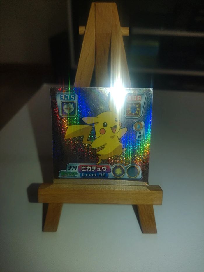 Stickers pokémon Pikachu amada glitter 2004 - photo numéro 2