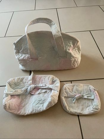 Lot trousse toilette vintage