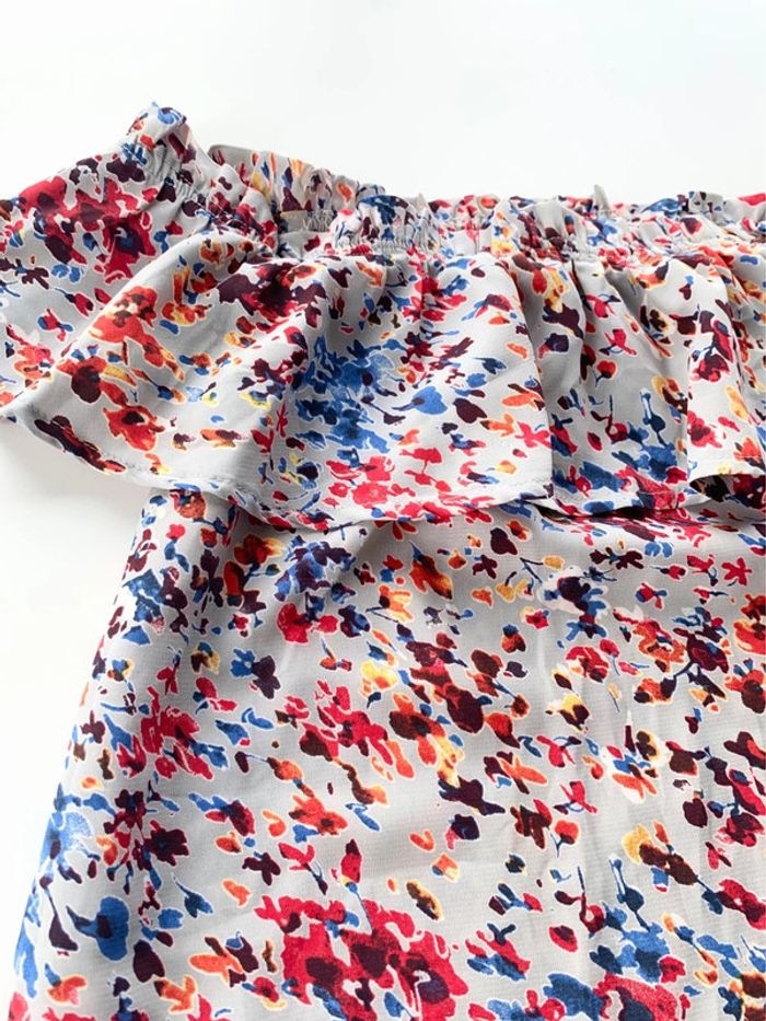 🌈 Robe Courte d’été à Volants - Esprit Estival & Coloré - photo numéro 3