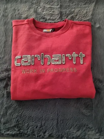 Sweat Carhartt rouge – Taille M Hommes
