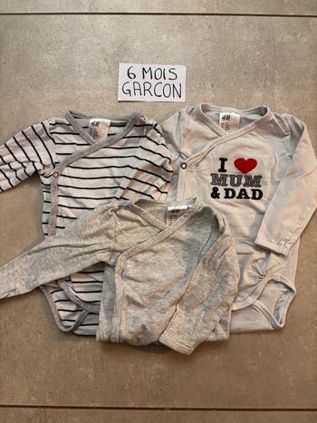 Lot body manches longues