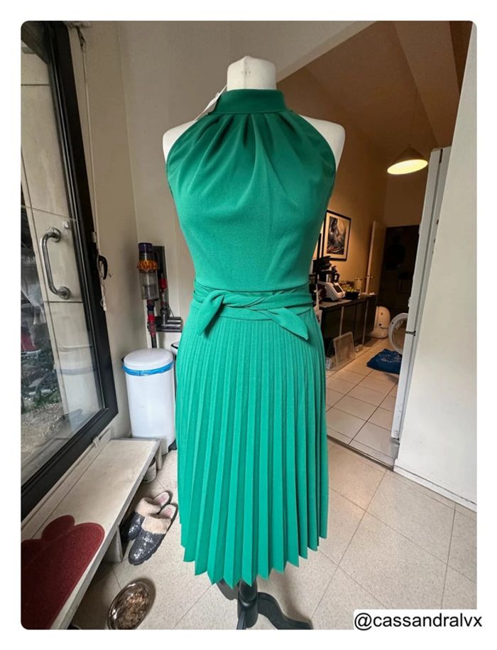 Robe vert émeraude - Joséfine