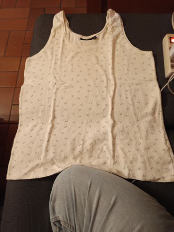 Débardeur blanc taille 46/48