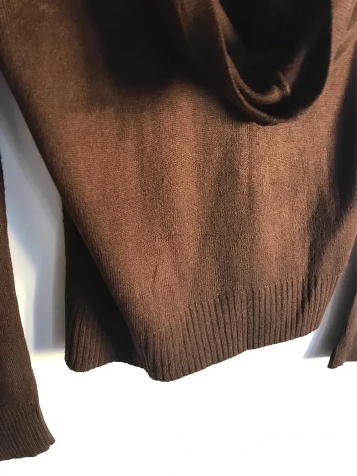 Sweat léger à capuche marron foncé 14 ans - photo numéro 8