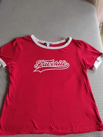 T-shirt fluide croc top femme M (36/38) ou fille ado 12/16 ans