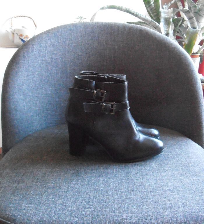 Bottines noires, Minelli, Paris, pointure 36, femme - photo numéro 2