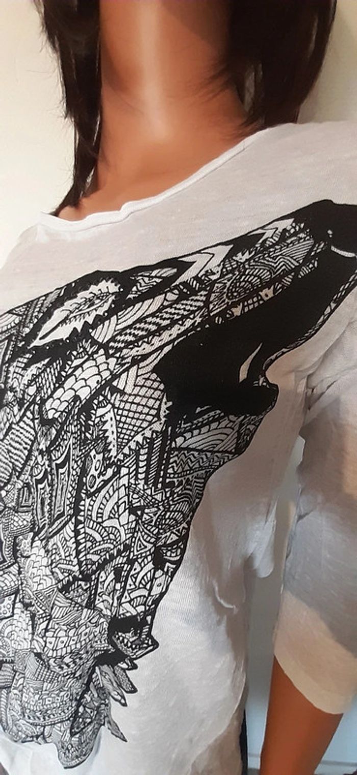 Haut manches 3/4 etam 42 xl - photo numéro 3