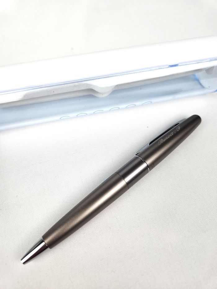 Stylo Bille Pilot Cocoon Édition Marron Glacé avec Étui - photo numéro 2