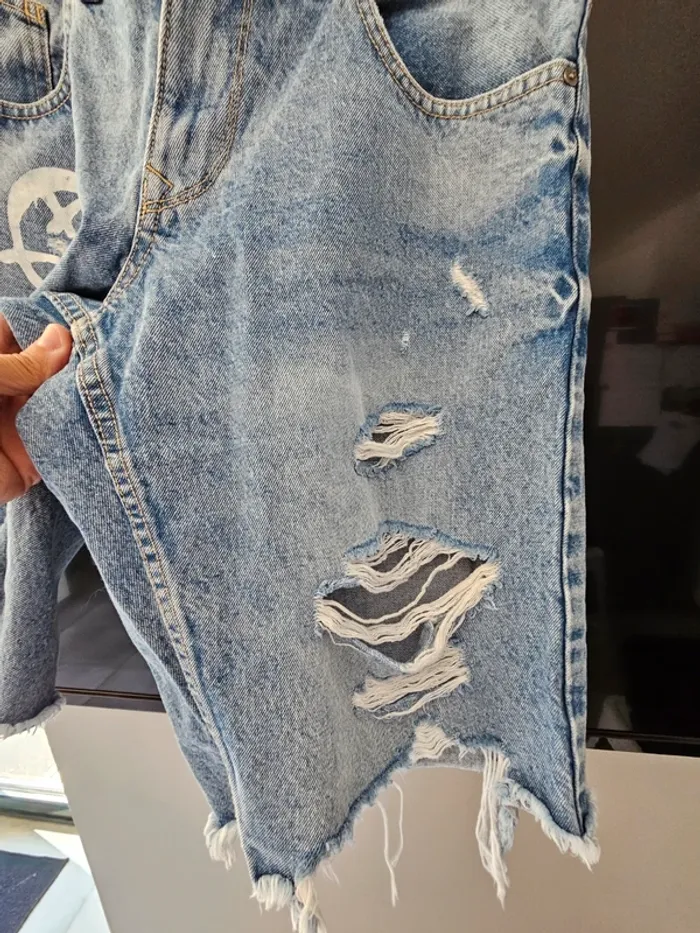 Short jean bleu FSBN homme taille M - photo numéro 5