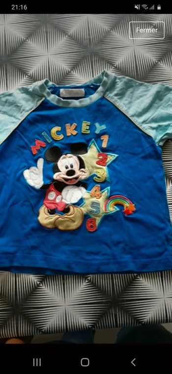 Tshirt Mickey 3-4ans