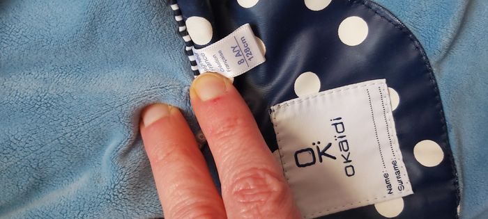 Manteau imperméable intérieur polaire 8 ans - photo numéro 6