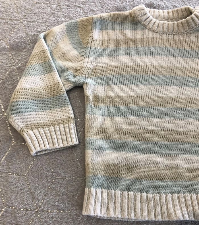 Pull rayé - 18 mois - photo numéro 2
