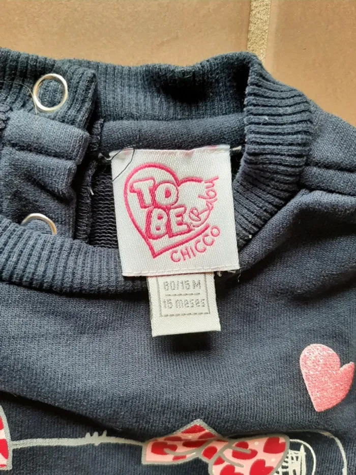Lot de 2 t-shirts et 1 sweat 15-18mois Chicco neufs - photo numéro 14