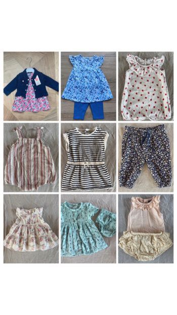 Lot de vêtements bébé fille