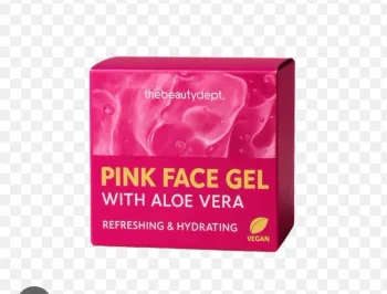 Gel rose pour le visage à l'aloe vera