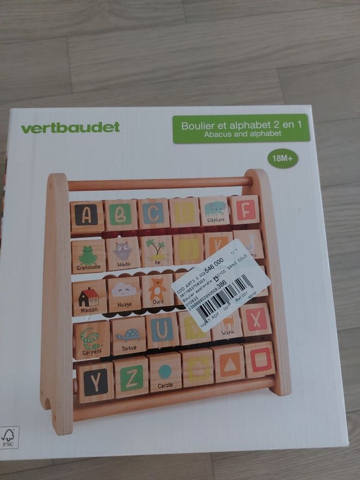 Boulier et alphabet 2 en 1 - photo numéro 2