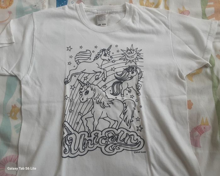 Thee shirt  fille  imprimé - photo numéro 2