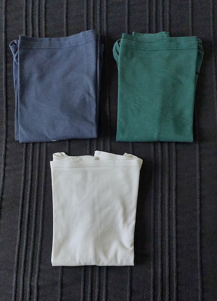 3 tee-shirts manches longues - photo numéro 2