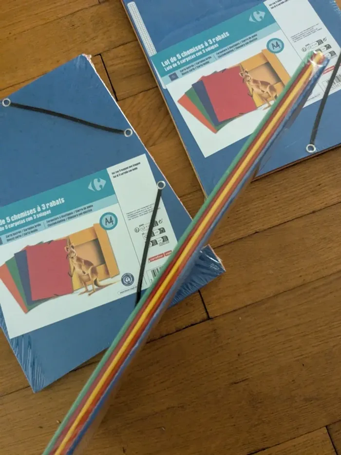 1 (ou ou plusieurs) lot de 5 chemises 3 rabats - photo numéro 3