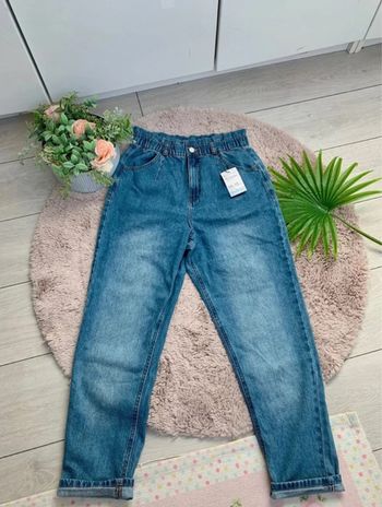 Jean mom bleu neuf