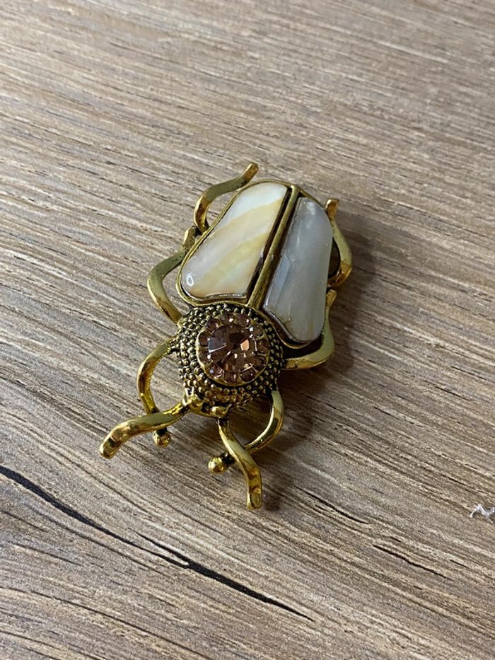 Broche scarabée mystique rétro - photo numéro 4