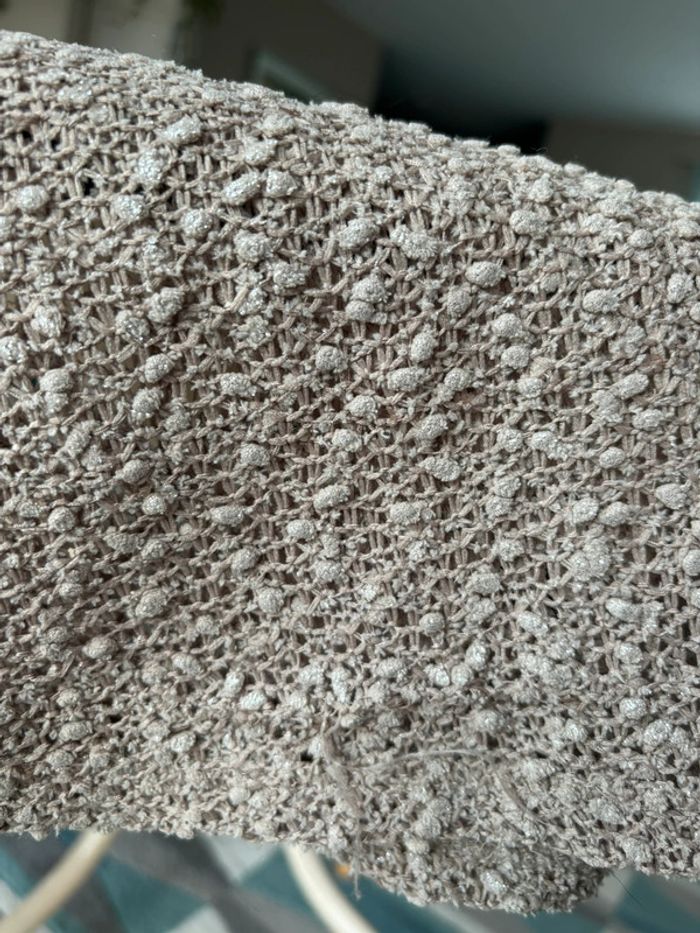 Haut beige en maille Mango - photo numéro 4