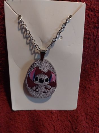 Collier acrylique 2D plat stitch