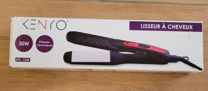 Lisseur à cheveux - Plaques céramiques - Kenyo