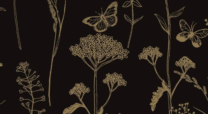 Lot 7 rouleaux Papier Peint Floral Autocollant Design Vintage Imperméable Papillon Mur et Meuble - photo numéro 3