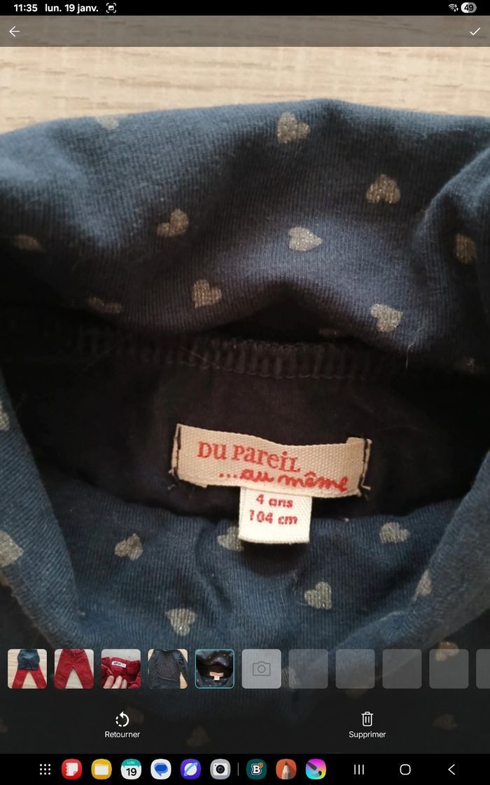 Lot petite fille 4 ans pf407 - photo numéro 5