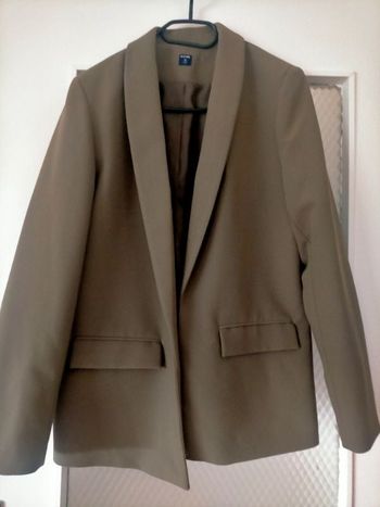 Blazer vert kaki pour femme